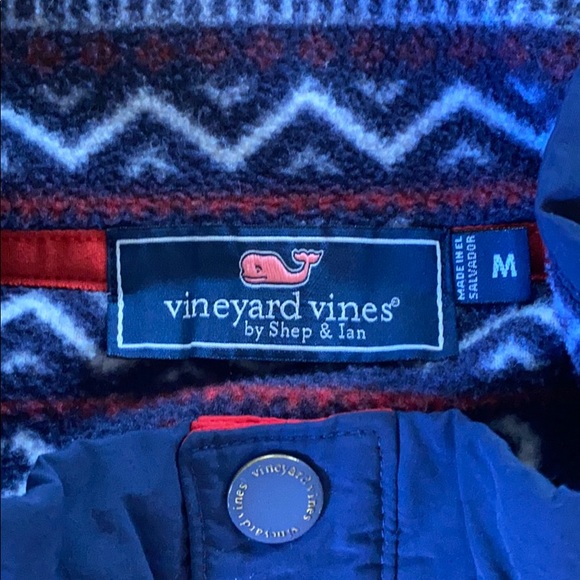 Vineyard vines Shep Shirt snap button fleece - Picture 2 of 3